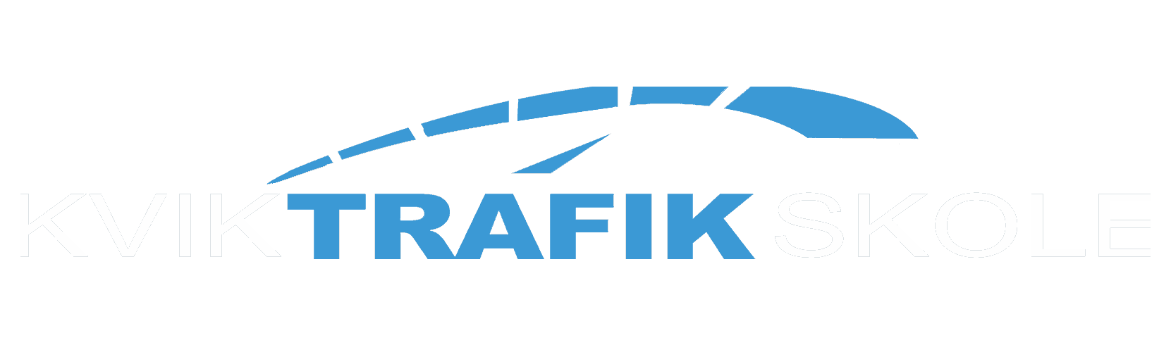 Kviktrafik logo hvid og blå transparent png